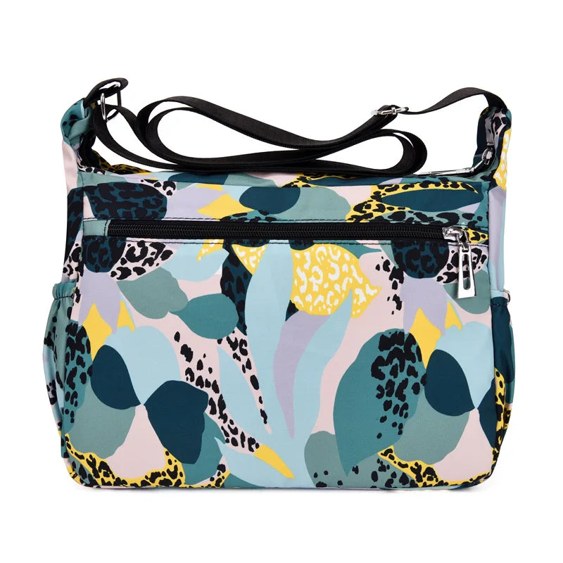 Floral Handbag With Multi-Pockets