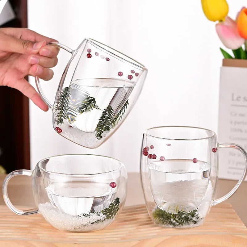 SandGlass™   Real Dry Flowers Decoration Cups For Drinking